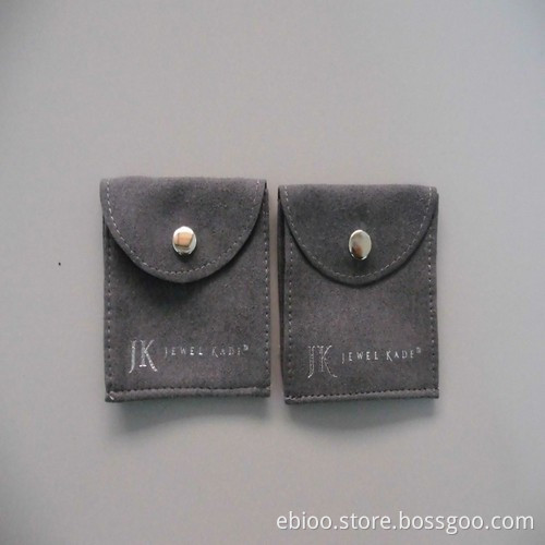 welcomed velvet jewelry pouch with color